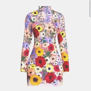Finesse Flora Flower Mini Dress